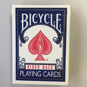 BICICLETTA VINTAGE 808 Rider BACK CARTE DA GIOCO Blu Made in Cincinnati USA - Foto 1 di 4