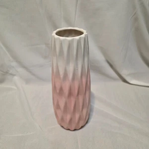 Keramik 8,5 Zoll Rosa Farbverlauf Keramik Tischplatte Vase - Bild 1 von 4