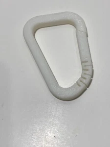3" Strong 3D Printed Carabiner White PLA+ Hunting, Travel, Hiking, For Keys,etc - Picture 1 of 9
