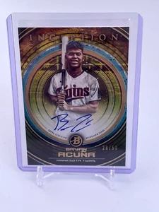 Bryan Acuna Bowman Inception 2022 Gold Auto - /50 PA-BA SSP - Picture 1 of 2