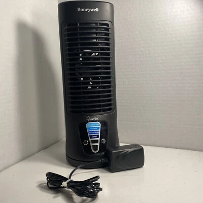 Honeywell Quiet Set Oscillating Slim Table Fan 4 Settings Includes White Noise - Image 1 of 4