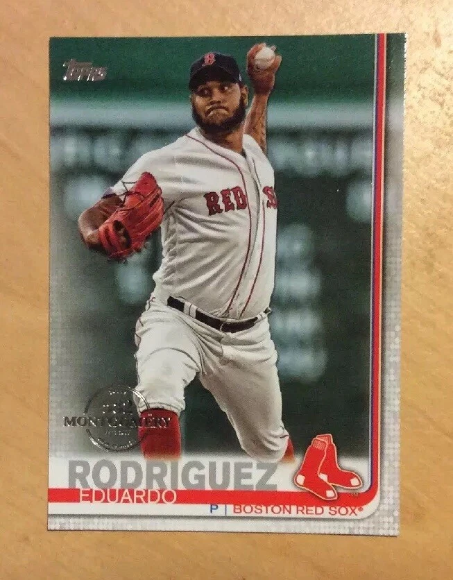 2019 Topps 582 Montgomery Boston Red Sox Eduardo Rodriguez #461 SP - Image 1 of 1