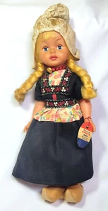 Muñeca de celuloide holandesa de colección de 10" genuina muñeca Rozetta disfraz Ámsterdam Holanda - Imagen 1 de 6