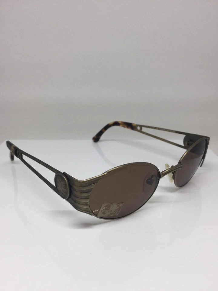 Nuevas gafas de sol Fendi vintage Steampunk Mod. FS 142 Bronce Antiguo Hecho en Italia Foto 1 de 4