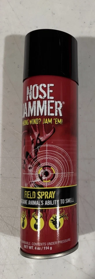 Nose Jammer Aerosol Field Spray - 4oz. Hunting Cover Scent Archery - Image 1 of 1