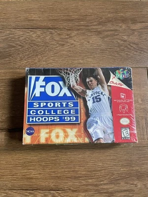Fox Sports College Hoops ‘99 For Nintendo 64 N64 New Factory Sealed Box - Image 1 of 4