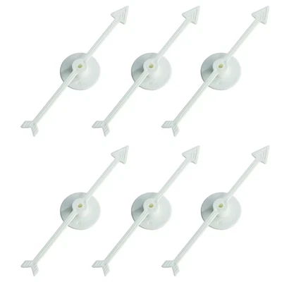 6Pcs Plastic Arrow Pointer Spinners for DIY Board Games & Party Activities Foto 1 de 4
