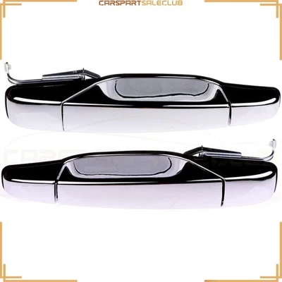 2x Exterior Door Handles For 2007-2013 Chevrolet Avalanche Tahoe Silverado 1500 - Image 1 of 4