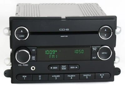 2008-2009 Ford Taurus Mercury Sable AM FM 6 CD Radio w Aux Input 8G1T-18C815-CA - Image 1 of 4