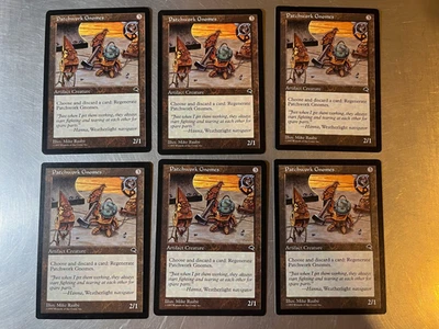 6x Patchwork Gnomes Tempest Vintage Magic Cards - Image 1 of 2