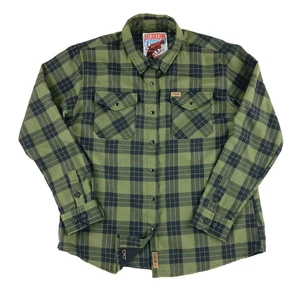 Camicia donna Dixxon flanella 38 speciale manica lunga a quadri con bottoni XL - Foto 1 di 4