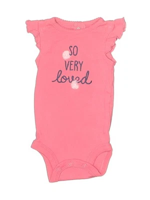 Just One You Made by Carter's Girls Pink Short Sleeve Bodysuit Newborn - Image 1 of 2