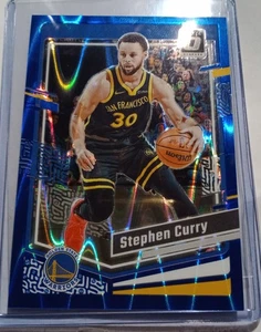 Stephen Curry Panini Donruss Optic Blue Tectonic Card Number 44 Of 249 - Picture 1 of 2