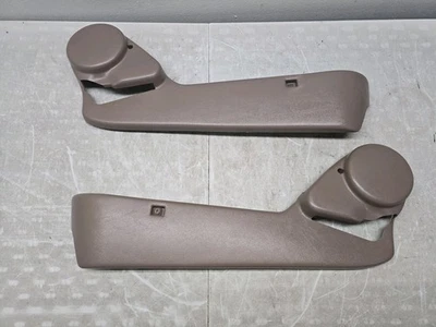 Ford F150 F250 1992-1996 Bronco asientos laterales inferiores paneles de ajuste TAN LH RH 93 94 OEM Foto 1 de 4