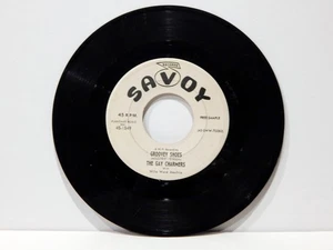 The Gay Charmers "Groovey Shoes" RARE 45 RPM 1959 Marked Free Sample Savoy 1549 - Picture 1 of 4