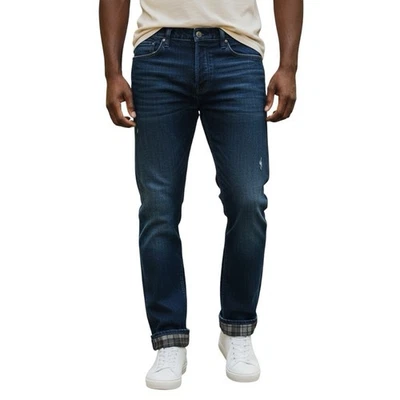 William Rast Bloodhound Jake Straight Flannel Lined Jeans Men’s Size 38 NWT - Image 1 of 4