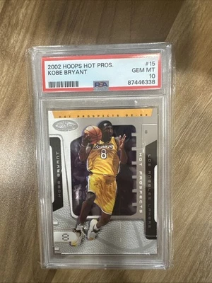 2002 Fleer HOOPS Hot Prospect Kobe Bryant #15 PSA 10 Gem Mt - Image 1 of 4