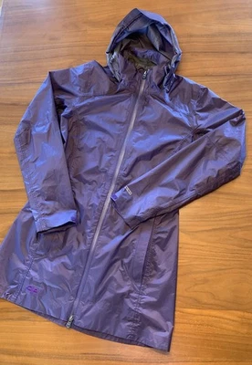 Chaqueta de Investigación Exterior Helium Rambler Mujer M Cremallera Con Capucha Púrpura Escudo Pertex Foto 1 de 4