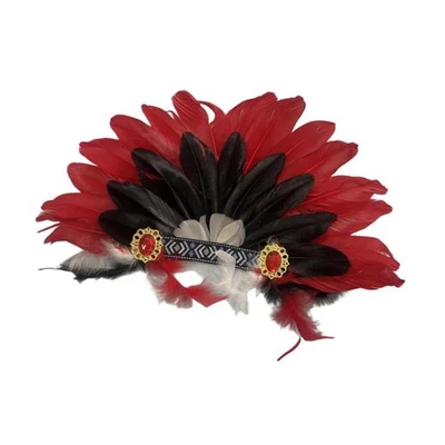 Indian Headdress Unique Decoration Headwear for Halloween Dress up Role Play - Image 1 of 4