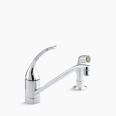 Kohler Coralais厨房水龙头带侧喷雾15176-FL-CP — 第 1/4 张图片