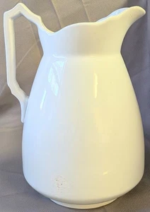 Vintage J & G Meakin Hanley England Ironstone China Large Pitcher 7.5x11" - Picture 1 of 10