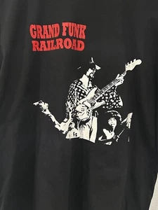 VTG Grand Funk Railroad T Shirt Sz XXL Black Single Stitch Classic Rock Band Tee - Bild 1 von 13