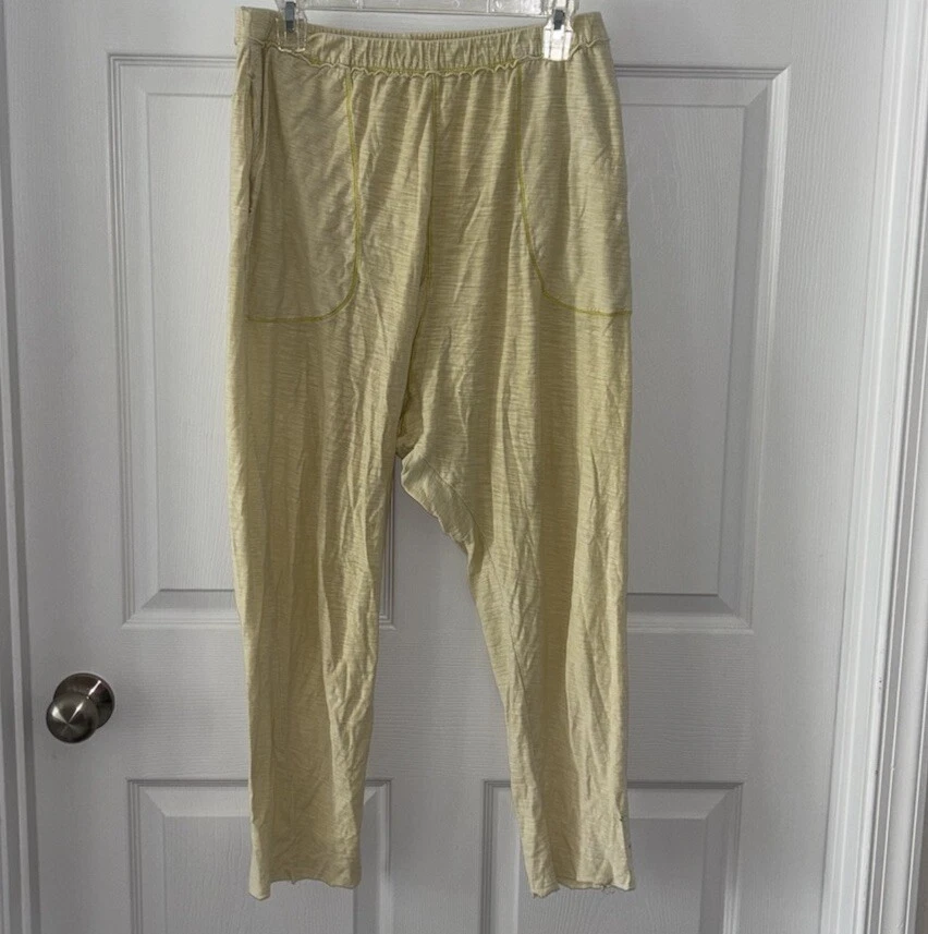 Pantalones de salón pijama amarillo Intimately Free People talla S pequeños Foto 1 de 3
