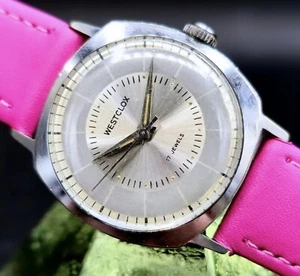 Vintage WESTCLOX Manual Wind 1970's USA Made Men's Watch W/ Superb Retro Dial !! - Picture 1 of 2
