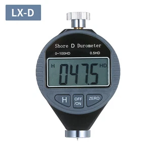 Portable 0-100HD Shore D Hardness Tester Meter Digital Durometer Scale for C9B2 - Picture 1 of 11