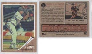 2011 Topps Heritage Minor League Edition Green Tint /620 Miguel De Los Santos