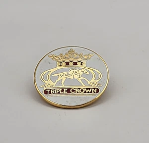Prendedor de colección oficial Triple Crown Inc carreras de caballos #1 - Imagen 1 de 3