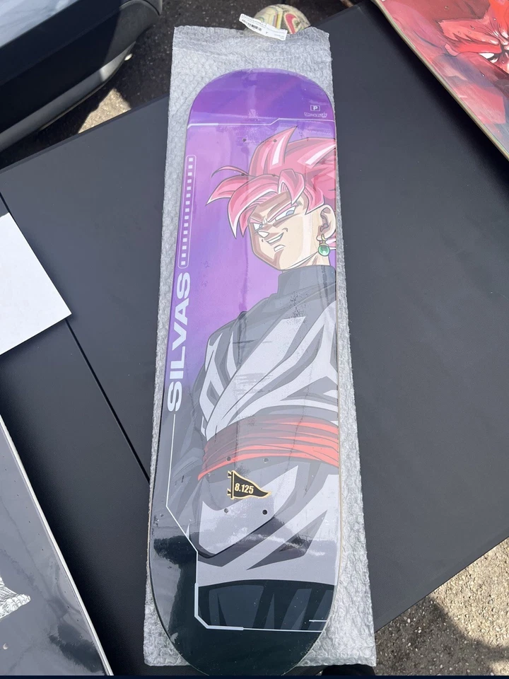 Primitive Skateboard Deck Dragon Ball Super Goku Black Rose New In Plastic 8.125