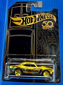 Hot Wheels 2018  50th Anniversary Black & Gold '67 Camaro Chase