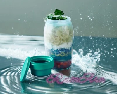 Tupperware Universalbehälter 825ml, Müsli für unterwegs, auslaufsicher, Salat - Bild 1 von 3