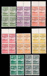 Canarias - Guerra Civil- Em. Local Nacional - Canarias - Allepuz ** 32/39 Bl. 4 - Imagen 1 de 1