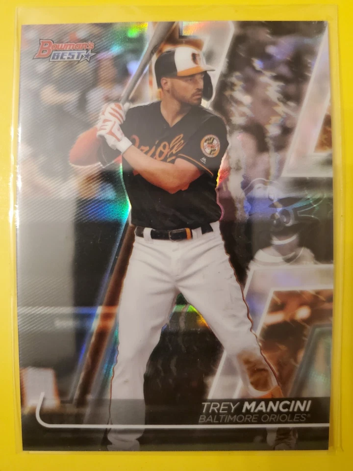 2020 Bowman's Best Refractor #58 Trey Mancini - Baltimore Orioles - Image 1 of 1