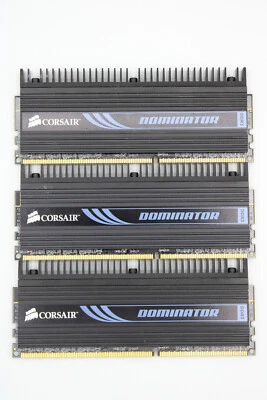 Corsair Dominat. TR3X6G1600C8D DDR3 Kit 6GB (3x2) PC3-12800U DDR3-1600 - Bild 1 von 3