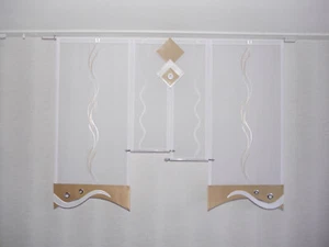 Schiebevorhang/Schiebegardinen/ Flächenvorhang, Moderne Gardinen NEU 5-teilig - Bild 1 von 3