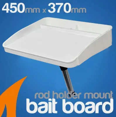 Bait Board Rod Holder Mount Boat fishing cutting board - image 1 of 4