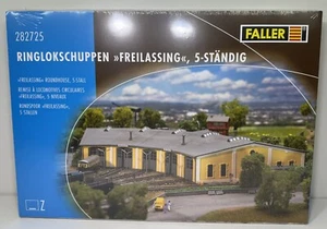 Faller Z 282725 Bausatz Ringlokschuppen "Freilassing" 5-ständig NEU & OVP - Picture 1 of 3