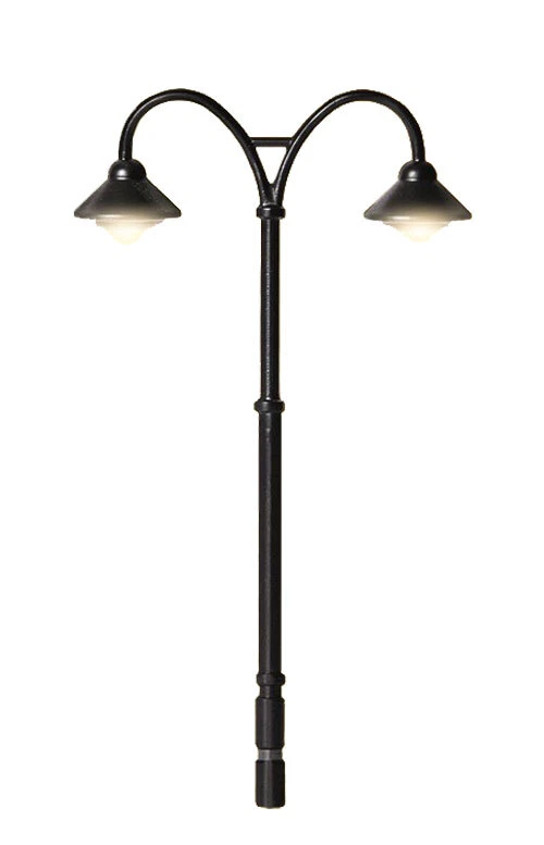 Viessmann H0 6109 Bahnsteigleuchte Baden-Baden doppelt LED warmw - Bild 1 von 1