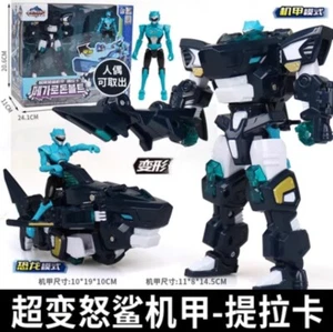 Miniforce Super Dino Power Megalodon Volt Armorbot Trasforma Squalo Robot Giocattoli - Foto 1 di 6