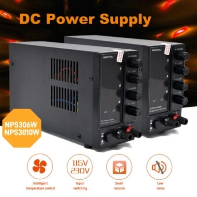 Adjustable DC Bench Power Supply 30V LED Display OVP OCP Auto Conversion Voltage