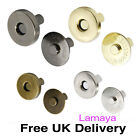 10 x Magnetic Clasp Fastener Snaps Button Purse Bag Craft Fittings Round Sewing