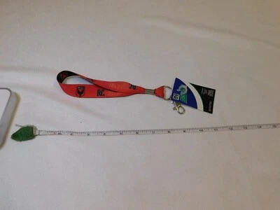 D.C. United MLS Major League Soccer lanyard wrist strap key chain ring keychain  - Image 1 of 4