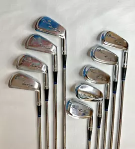 BEN HOGAN PRINCESS Irons Set 3 4 5 6 7 8 9 S E Ladies RH Vintage AMF Steel Shaft - Picture 1 of 7