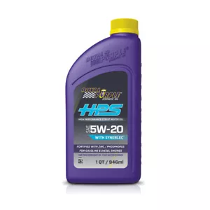 Olio Motore Auto Royal Purple HPS 5W-20 1LT 100% Sintetico Alte Prestazioni - Foto 1 di 1