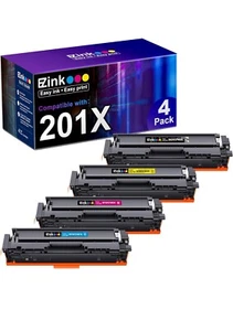 E-Z Ink 201X Replacement for HP 201X Toner Cartridges 4 Pack High Yield CF400X C - Picture 1 of 6