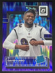 Amortiguador David Ojabo 2022 Donruss Optic Purple Clasificado Prizm Rookie RC #265 | Ravens - Imagen 1 de 2