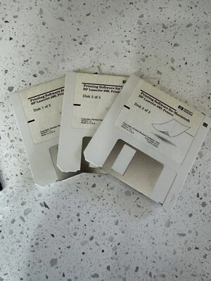 Microsoft Pro Ting Software HP Lazerjet C2015-13001 Floppy Disks 1-3 - Image 1 of 4
